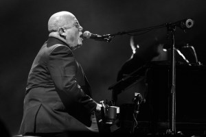 Billy Joel performing at Kauffman Stadium in Kansas City, Missouri on Friday, September 21, 2018.