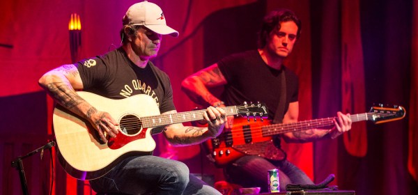 Rhythm guitarist Chris Henderson and bass guitarist Justin Biltonen of 3 Doors Down