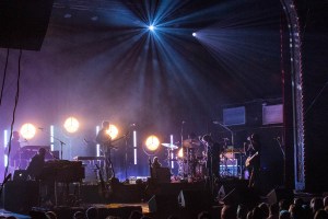 Amos Lee performing at Uptown Theater in Kansas City, Missouri, on March 26, 2019.