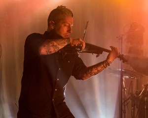 Ryan Delahoussaye, violinist of Blue October