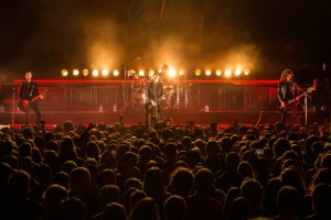 Catfish and the Bottlemen performing at the Arvest Bank Theatre at The Midland in Kansas City, Missouri, on March 31, 2019.