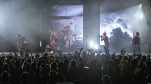 I Prevail performing at the Arvest Bank Theatre at The Midland on April 24, 2019.