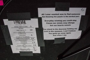 Setlist for I Prevail at the Arvest Bank Theatre at The Midland in Kansas City, Missouri, on April 24, 2019
