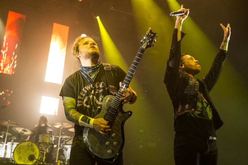 Zach Myers and Brent Smith of Shinedown