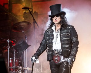 Alice Cooper performing at Starlight Theatre in Kansas City, Missouri on July 26, 2019.