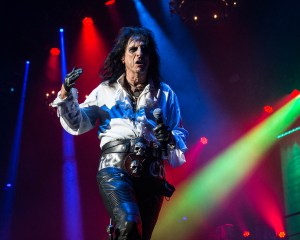 Alice Cooper performing at Starlight Theatre in Kansas City, Missouri on July 26, 2019.