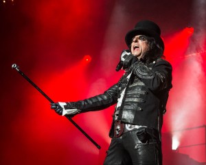 Alice Cooper performing at Starlight Theatre in Kansas City, Missouri on July 26, 2019.