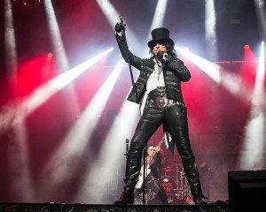 Alice Cooper performing at Starlight Theatre in Kansas City, Missouri on July 26, 2019.