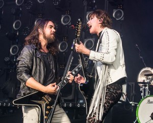 Joe Hottinger and Lzzy Hale of Halestorm