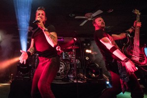 Scott Stapp and bass guitarist Sammy Hudson