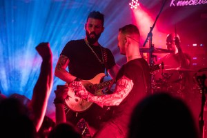 Yiannis Papadopoulos and Ben Flanders, guitarists for Scott Stapp