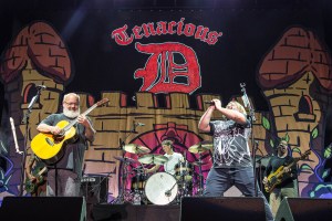 Tenacious D performing at Starlight Theatre in Kansas City, Missouri on July 27, 2019