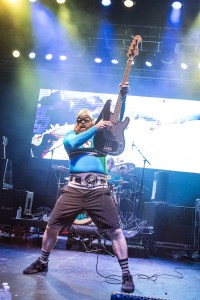 Crash McLarson (Chad Larson), bass guitarist of The Aquabats