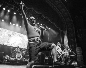 The M.C. Bat Commander (Christian Jacobs), lead vocalist of The Aquabats