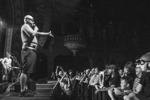 The M.C. Bat Commander (Christian Jacobs), lead vocalist of The Aquabats