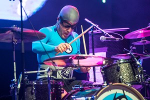 Ricky Fitness (Richard Falomir), drummer of The Aquabats