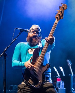 Crash McLarson (Chad Larson), bass guitarist of The Aquabats