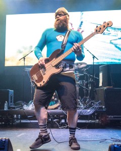 Crash McLarson (Chad Larson), bass guitarist of The Aquabats