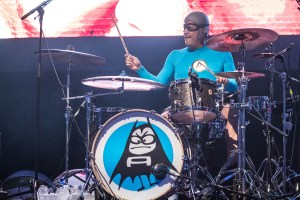 Ricky Fitness (Richard Falomir), drummer of The Aquabats