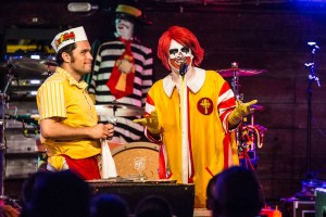 Ronald Osbourne, lead singer of Mac Sabbath