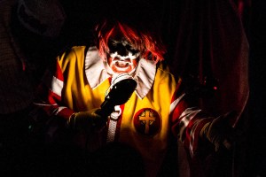 Ronald Osbourne, lead singer of Mac Sabbath