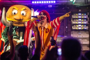 Ronald Osbourne, lead singer of Mac Sabbath