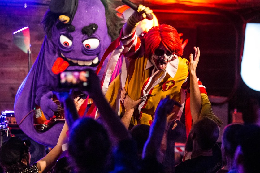 Ronald Osbourne, lead singer of Mac Sabbath