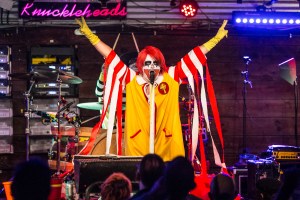 Ronald Osbourne, lead singer of Mac Sabbath