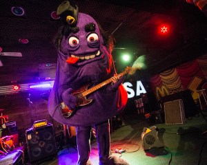 Grimalice, bass guitarist of Mac Sabbath