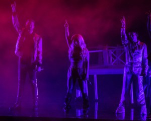 Pentatonix performing at Starlight Theatre in Kansas City, Missouri on August 13, 2019