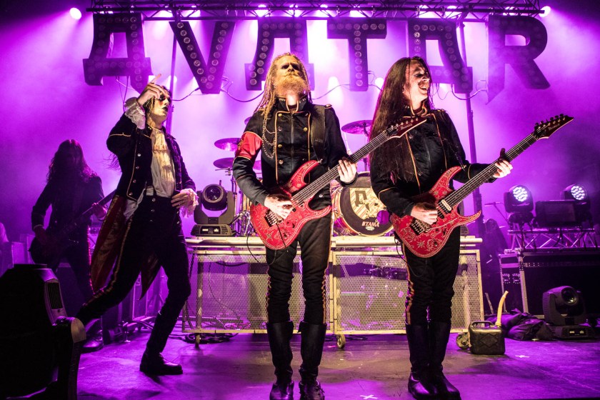 Avatar performing at Uptown Theater in Kansas City, Missouri on September 23, 2019.