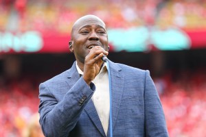 CAMMO singers perform at halftime during the game between the Kansas City Chiefs and the Baltimore Ravens at Arrowhead Stadium on September 22, 2019.