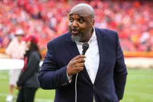 CAMMO singers perform at halftime during the game between the Kansas City Chiefs and the Baltimore Ravens at Arrowhead Stadium on September 22, 2019.