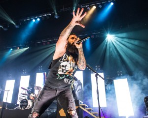 John Cooper, lead vocalist and bass guitarist of Skillet