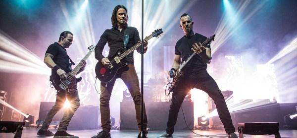 Alter Bridge performing at the Arvest Bank Theatre at The Midland in Kansas City, Missouri on October 11, 2019.