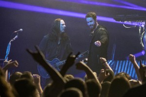 Tommy Karevik and Thomas Youngblood of Kamelot