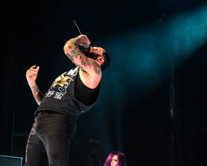 John Cooper, lead vocalist and bass guitarist of Skillet