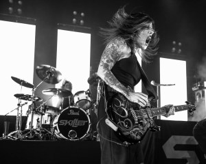 Korey Cooper, rhythm guitarist and keyboardist of Skillet