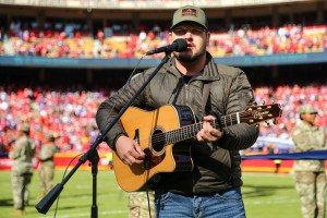 Dexter Roberts performing at Arrowhead Stadium on November 3, 2019.