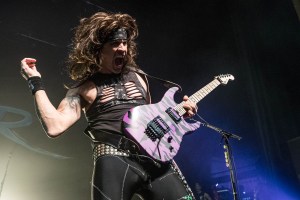 Satchel, lead guitarist of Steel Panther