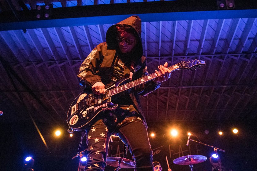 Kevin "Thrasher" Gruft, lead guitarist of Escape the Fate