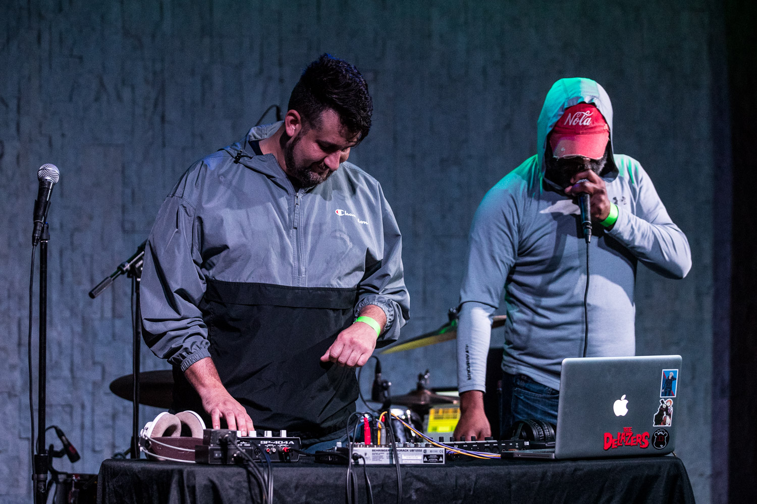 The DeLazers performing at the recordBar in Kansas City, Missouri on July 15, 2021