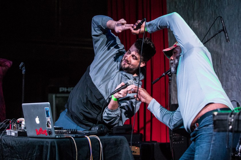 The DeLazers performing at the recordBar in Kansas City, Missouri on July 15, 2021