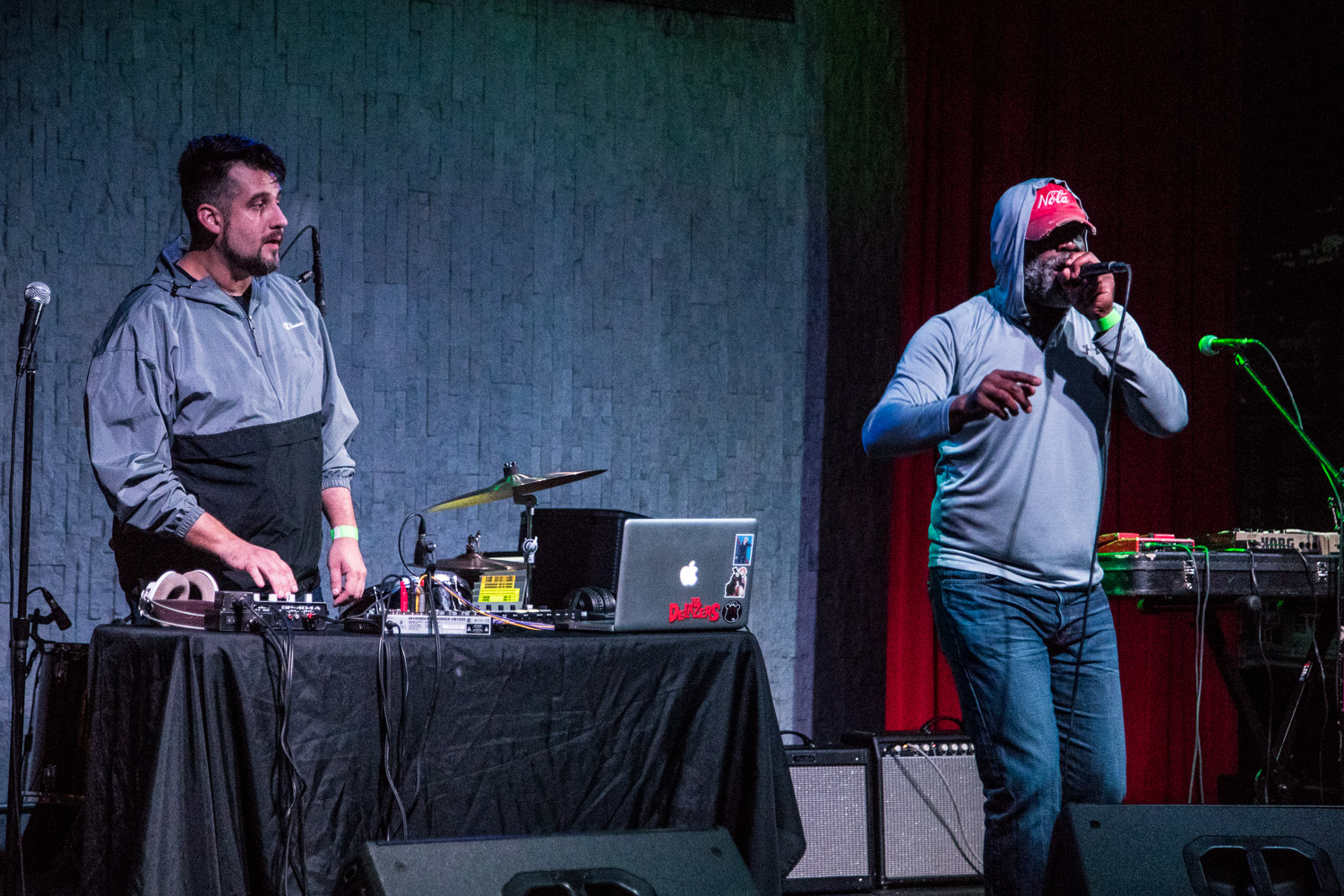 The DeLazers performing at the recordBar in Kansas City, Missouri on July 15, 2021