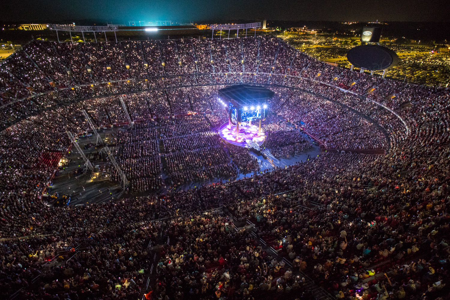 Garth Brooks concert at GEHA Field at Arrowhead on August 7, 2021