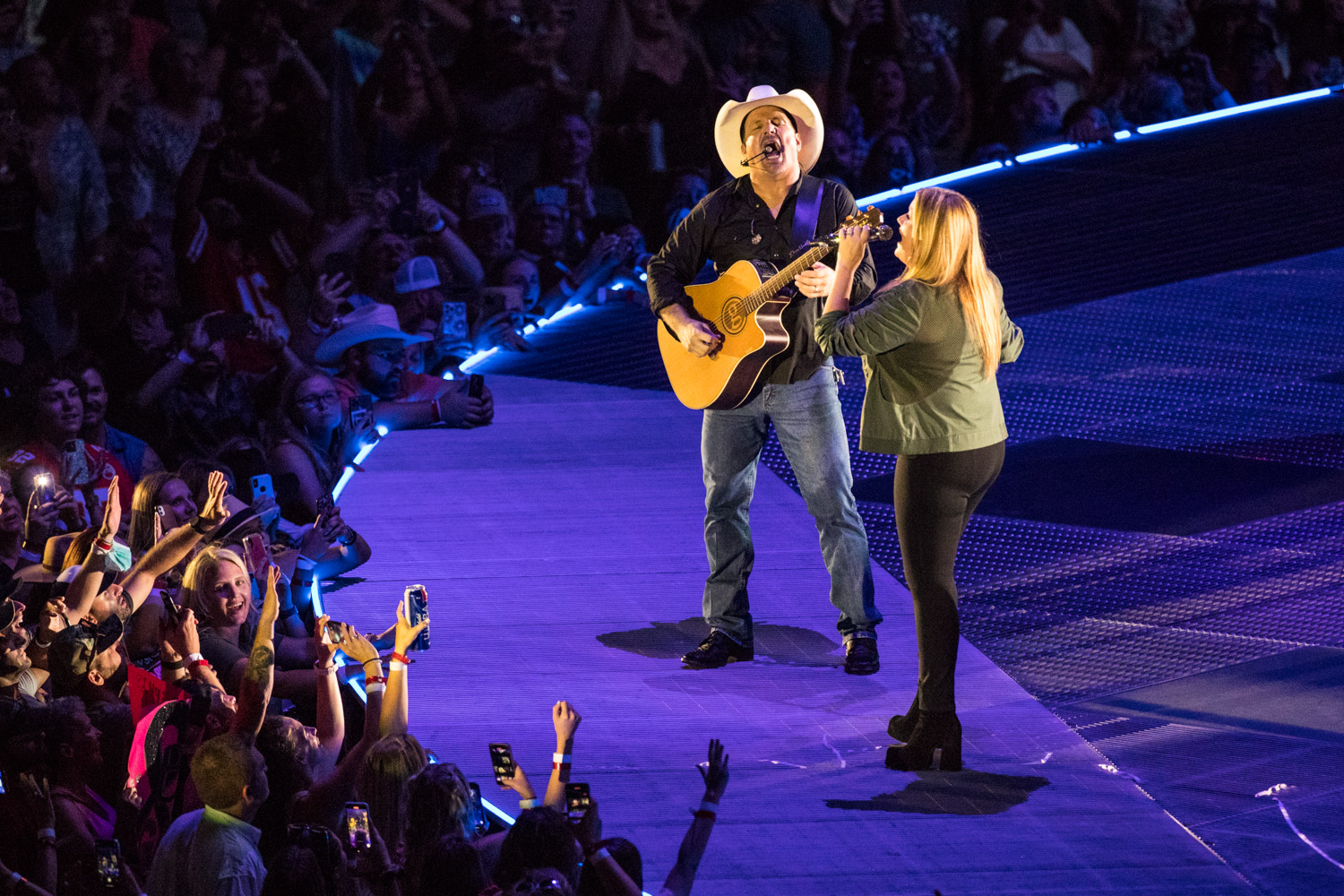 Garth Brooks concert at GEHA Field at Arrowhead on August 7, 2021