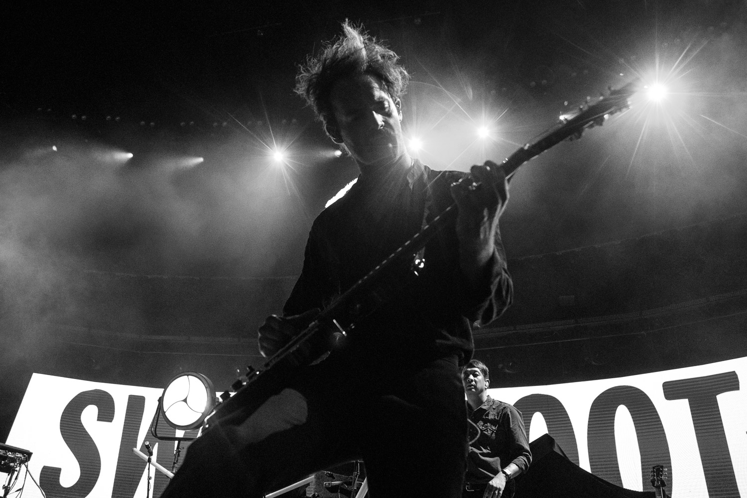 Boaz Roberts, touring guitarist of Switchfoot