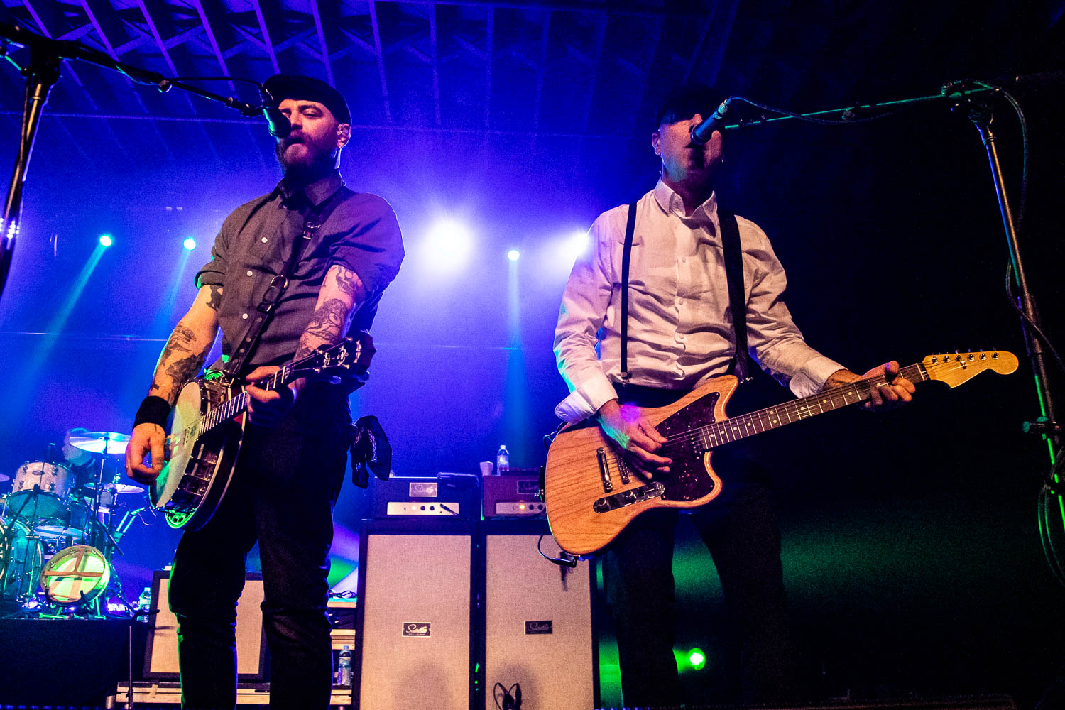 Spencer Swain and Dennis Casey of Flogging Molly