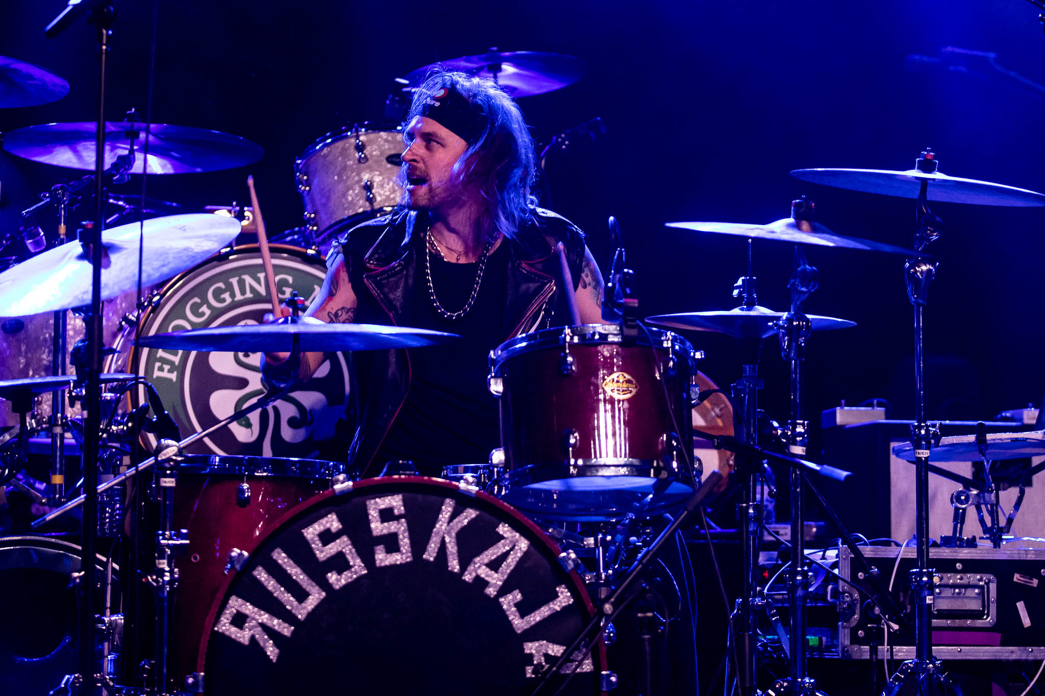 Mario Stüble, drummer of Russkaja