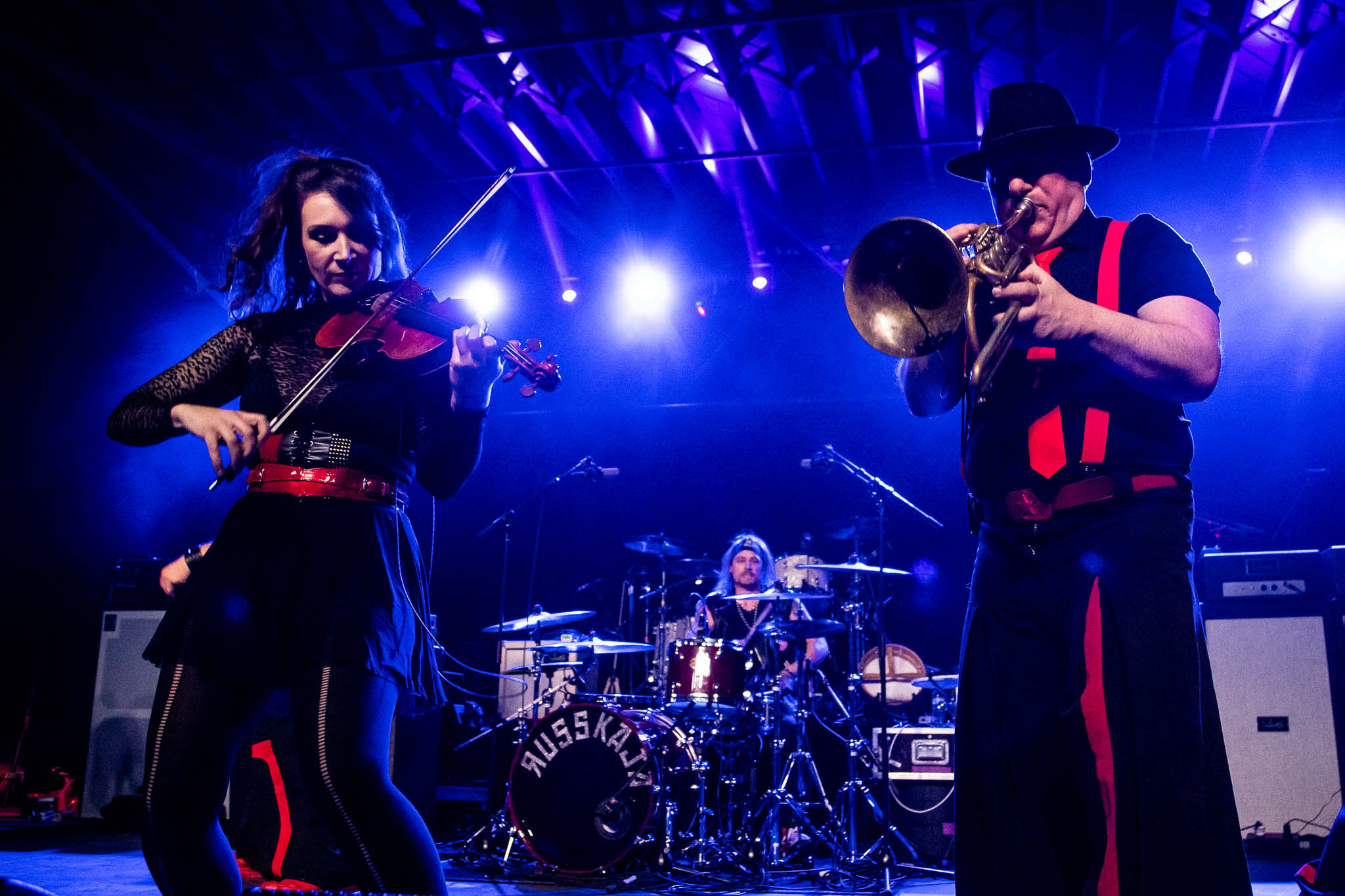 Lea-Sophie Fischer and Hans-Georg Gutternigg of Russkaja